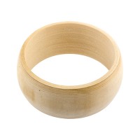 Заготовка для декорирования "Mr. Carving"   DE-045   "браслет"   дерево  d 6.5 см  2 х  6.5 х  6.5 см ширина 3 см