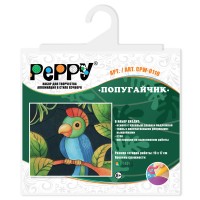 Наборы для творчества Аппликация в стиле пэчворк PEPPY CPW-0110 Попугайчик .