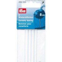 PRYM 264100 косточки для корсета 8 см полипропилен 5 мм 4 шт СК/Распродажа прозрачные