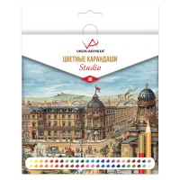 "VISTA-ARTISTA" Studio VACPS-48 Цветные карандаши набор заточенный 4 х 48 цв.