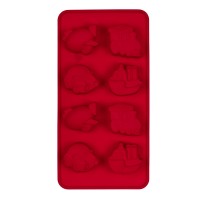 Форма силиконовая S-CHIEF для конфет SPC-0131 21 x 11 x 3 см СК/Распродажа транспорт-8 ячеек