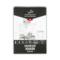 VISTA-ARTISTA DSCC-A4 Альбом для эскизов 90 г/м2 A4 21 х 30 см на спирали 20 л. Интерьеры. Холл