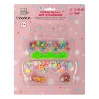Hobbius Набор бусин для рукоделия DJB-06 5 шт №01 ассорти