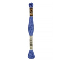 Нитки для вышивания DMC мулине №1 100\% хлопок 12 x 8 м №3838 голубой