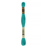 Нитки для вышивания DMC мулине №1 100\% хлопок 12 x 8 м №0958 яр.бирюзовый