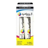 Краска акриловая Daler Rowney SYSTEM3 Набор Titanium White Set 150 мл D129100102
