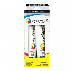 Краска акриловая Daler Rowney SYSTEM3 Набор Titanium White Set 150 мл D129100102