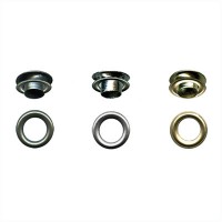 №05 Люверсы ФАСОВКА d 7 мм 5 x 10 шт под бронзу