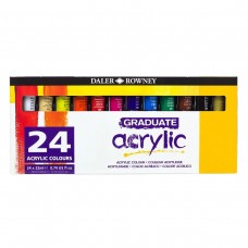 Краска акриловая Daler Rowney GRADUATE Набор 24 цв. х 22 мл D123900024