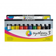 Краска акриловая Daler Rowney SYSTEM3 Набор Studio Set 10 цв. х 37 мл D129037910