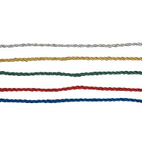 Шнур С3886Г17 3 мм набор витого шнура 2 м ассорти