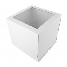 S-CHIEF BFC-050 Кондитерская коробка для торта С ОКНОМ 30.5 x 30.5 x 29 см.