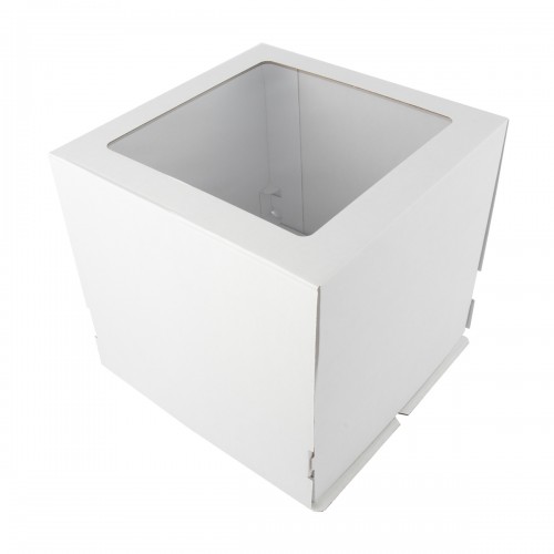 S-CHIEF BFC-050 Кондитерская коробка для торта С ОКНОМ 30.5 x 30.5 x 29 см.