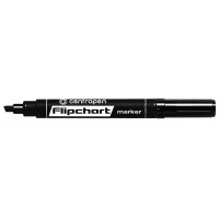 Centropen Маркер FLIPCHART 5 мм перо клиновидное 10 шт. 8560/1 черный