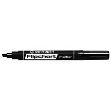 Centropen Маркер FLIPCHART 5 мм перо клиновидное 10 шт. 8560/1 черный