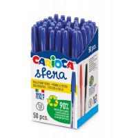 Carioca Ручка шариковая Sfera 1 мм 50 шт. 41643/02 цвет чернил: синий