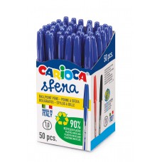 Carioca Ручка шариковая Sfera 1 мм 50 шт. 41643/02 цвет чернил: синий