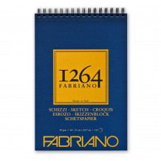 Fabriano Альбом для графики 1264 SKETCH 90 г/м2 A4 21 х 29.7 см на спирали 120 л. 19100637 мелкозернистая