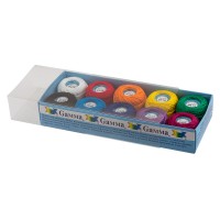 Пряжа Gamma Ирис ассорти 100\% хлопок 10 х 10 г 82 м №17