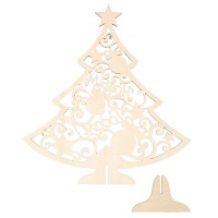 Заготовка для декорирования Mr. Carving БАНГ-62 Заготовка на подставке фанера 25 х 23 х 0.3 см Ёлка