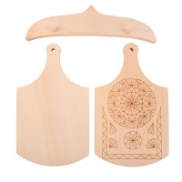 Заготовка для декорирования Mr. Carving ДОС-М2 Доска разделочная Двойная на подвесе 18 х 18 х 1.5 см 2 шт .