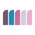 Expert Complete Trend ICEberries/Тренд Набор пластиковых закладок для книг 12 x 5 шт. ECPBM-05 лён 01-ассорти