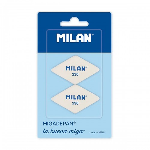 Milan Набор ластиков ромб MIGADEPAN 5.2 х 3.2 х 1.3 см 2 шт. BMM10359