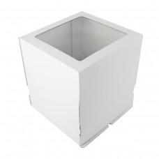 S-CHIEF BFC-046 Кондитерская коробка для торта С ОКНОМ 26.5 x 26.5 x 29 см.