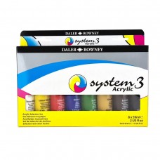 Краска акриловая Daler Rowney SYSTEM3 Набор Selection Set 8 цв. х 59 мл D129100508