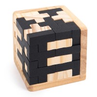 DELFBRICK DLS-19 Головоломка деревянная 1 шт Тетрис 55 элемент.