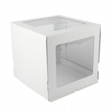 S-CHIEF BFC-048 Кондитерская коробка для торта С 3 ОКНАМИ 30.5 x 30.5 x 29 см.