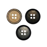 Пуговица костюмная с проколами 