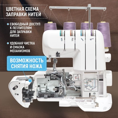 Оверлок JANETE 328 (White)