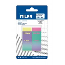 "Milan"   Набор 2 ластика 320 Sunset в блистере   6,1 х 2,3 х 1,2 см BPM10452