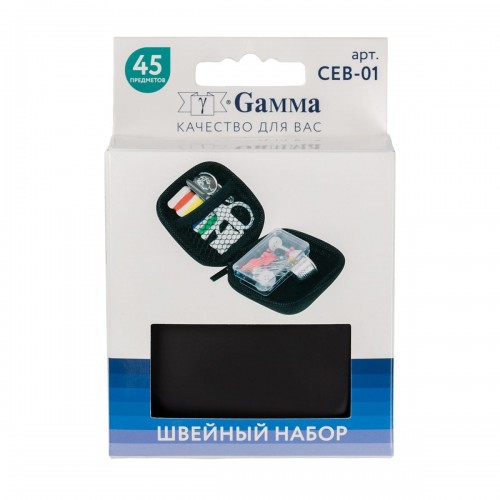 Набор для шитья "Gamma"   CEB-01   7.5 см х 7.5 см х 2.5 см в пенале