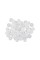 Кнопка "Micron"   POM-12/500   Кнопки пластиковые   пластик  d 12 мм  500 шт. № 001 белый