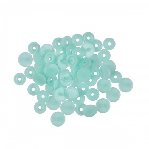 Кнопка "Micron"   POM-12/500   Кнопки пластиковые   пластик  d 12 мм  500 шт. № 011 бирюза