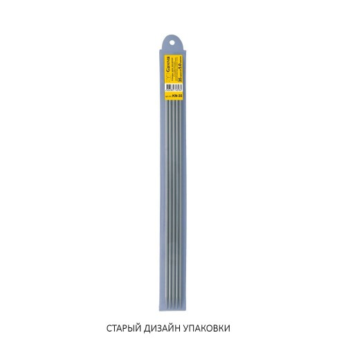 Спицы  GAMMA 5-ти компл.   чулочные   KN-35   алюминий  d 5.0 мм  35 см  5 шт с покрытием