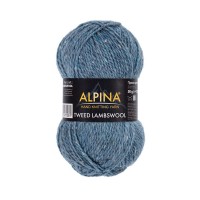 Пряжа ALPINA "TWEED LAMBSWOOL"   75\% шерсть, 25\% полиамид   10 шт. х  50 г  150 м ± 5 м №07 джинсовый