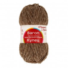 Пряжа из Троицка "Купец"   50\% верблюжья шерсть, 50\% акрил   10 шт. х  100 г  200 м №043 суровый лен