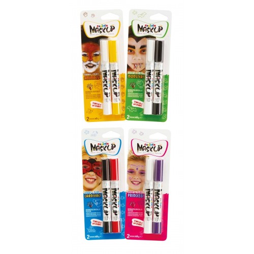 "Carioca"   Грим-стик для лица Mask Up Classic Box   12 шт  2 цв. 53231