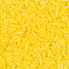Бисер Чехия BUGLES   351-12001   4 мм  2 "  50 г 84110 желтый