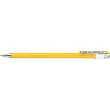 "Pentel"   Ручка гелевая с супер укрывистыми чернилами Mattehop  d 1 мм K110-VGX цвет чернил: желтый