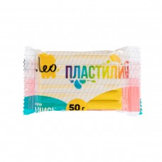 "Лео"   "Учись"   Пластилин классический, группа 1   LNMC-50   50 г ( в пакете )  10 шт  1 цв. желтый/yellow