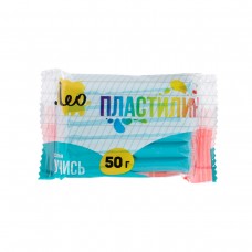 "Лео"   "Учись"   Пластилин классический, группа 2   LNMC-50   50 г ( в пакете )  10 шт  1 цв. голубой/azure