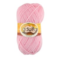 Пряжа ADELIA "TINA"   100\% акрил   5 шт. х  100 г  308 м ± 10 м №013 розовый