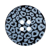 Пуговица костюмная с проколами "Gamma"   GX 0034   40 " ( 25 мм)  12 шт  № А008 черный