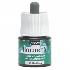 Краска акварель "PEBEO"   акварельные чернила Colorex   45 мл 417030 зеленый лес