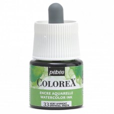 Краска акварель "PEBEO"   акварельные чернила Colorex   45 мл 417033 зеленый восточный