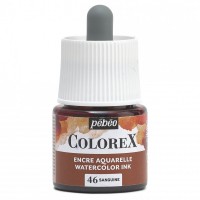 Краска акварель "PEBEO"   акварельные чернила Colorex   45 мл 417046 сангина